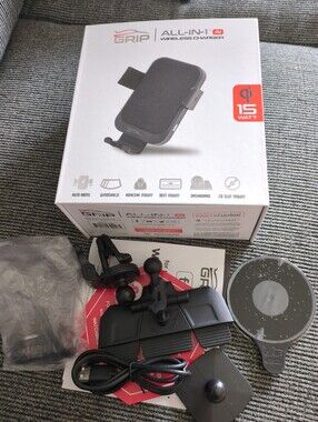 ❤️ BNIB Grip All-in-one AI Wireless Car Charger
